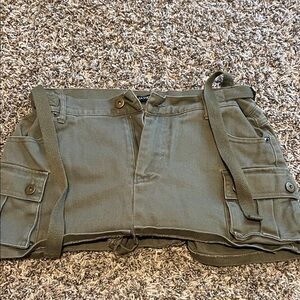 Fashion Nova Olive Textured Fabric